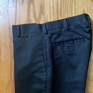 wMen’s Perry Ellis Portfolio Dress Slacks Black 30x32